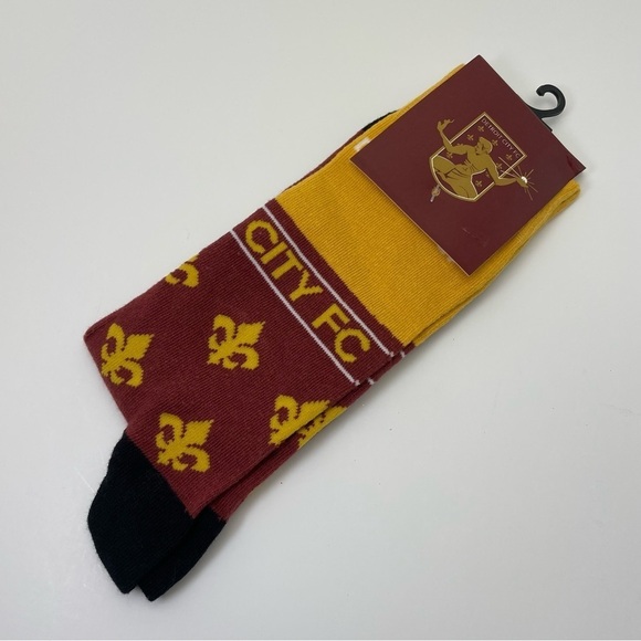Gorpcore Fleur de lis Design Men’s Socks Detroit City FC - Picture 5 of 7